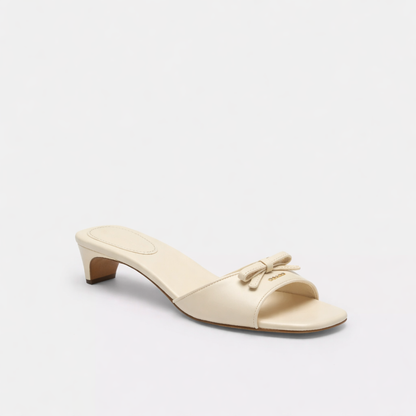 Coach Bow Kitten Heels