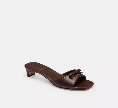 Coach Bow Kitten Heels